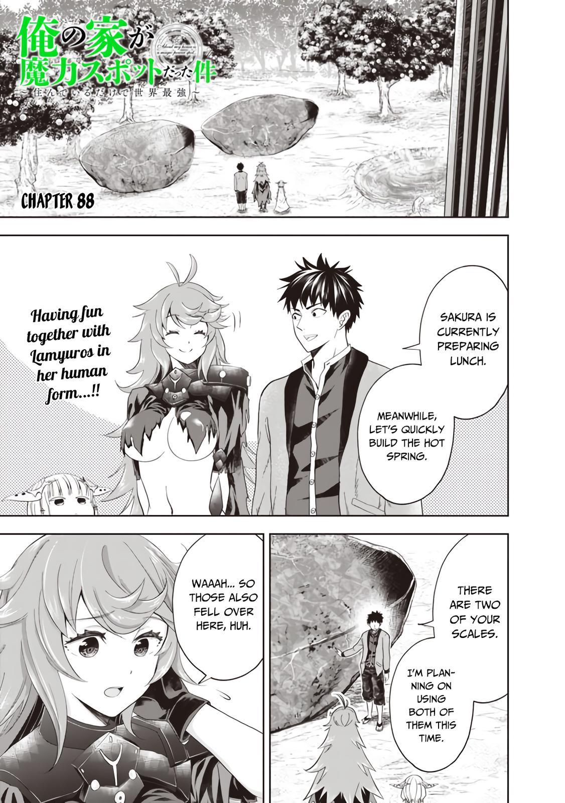 Ore no Ie ga Maryoku Spot Datta Ken: Sundeiru dake de Sekai Saikyou Chap 88 - Next Chap 89