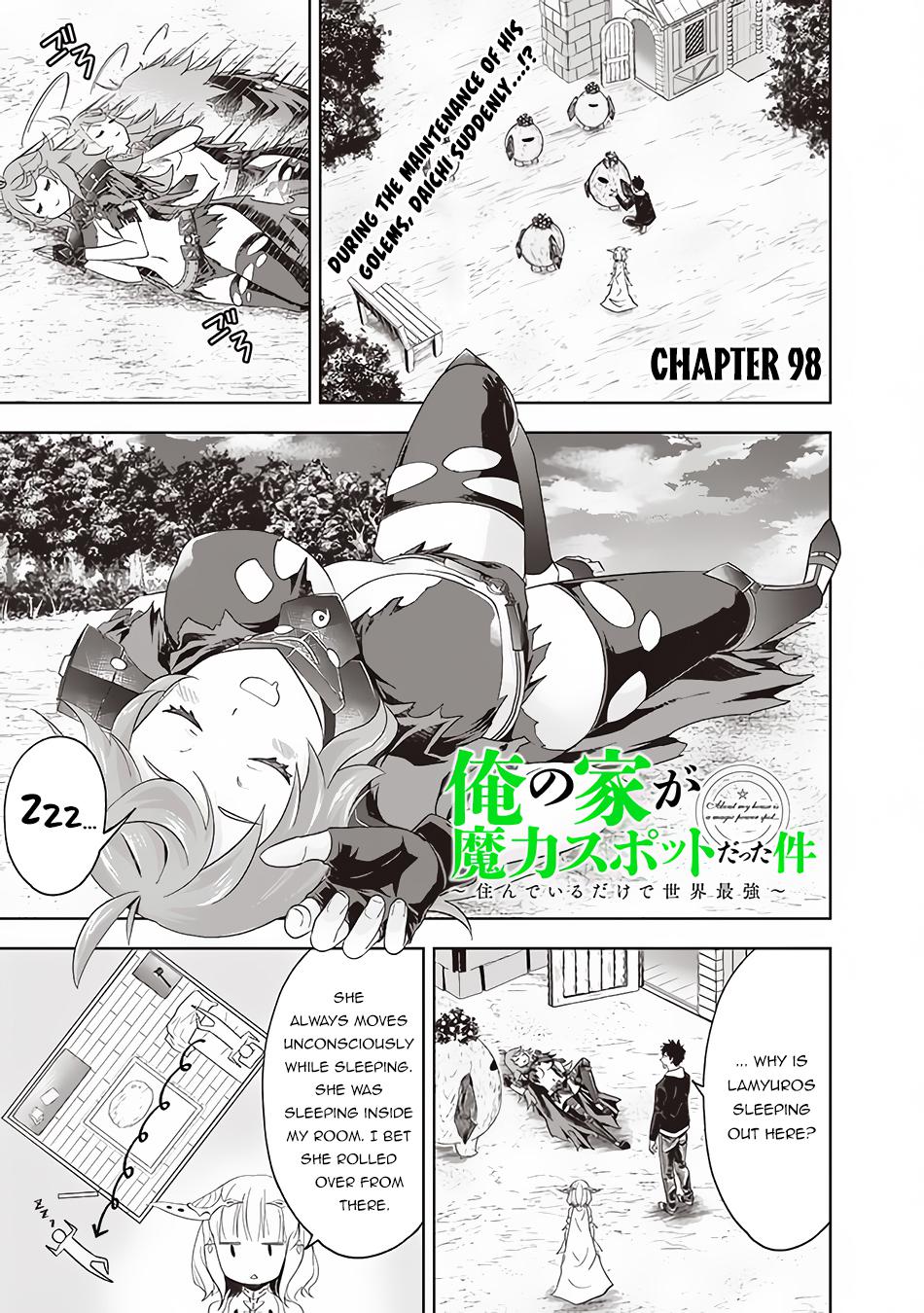 Ore no Ie ga Maryoku Spot Datta Ken: Sundeiru dake de Sekai Saikyou Chap 98 - Next Chap 99