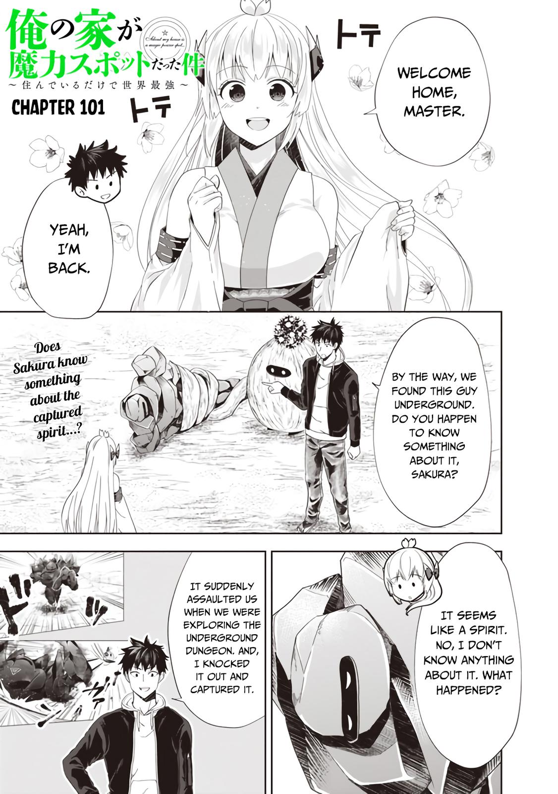 Ore no Ie ga Maryoku Spot Datta Ken: Sundeiru dake de Sekai Saikyou Chap 101 - Next Chap 102