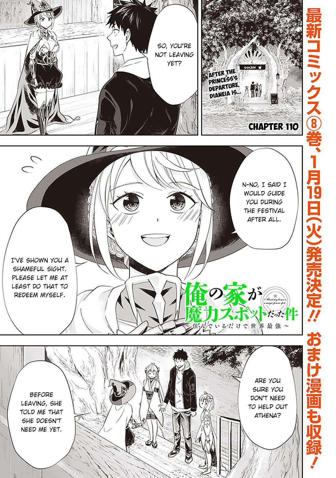 Ore no Ie ga Maryoku Spot Datta Ken: Sundeiru dake de Sekai Saikyou Chap 110 - Next Chap 111
