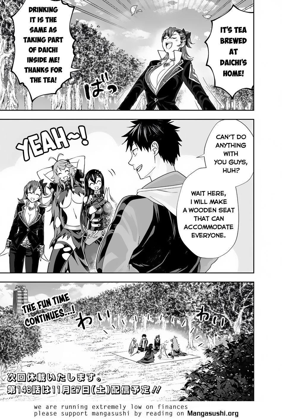 Ore no Ie ga Maryoku Spot Datta Ken: Sundeiru dake de Sekai Saikyou Chap 147 - Next Chap 148