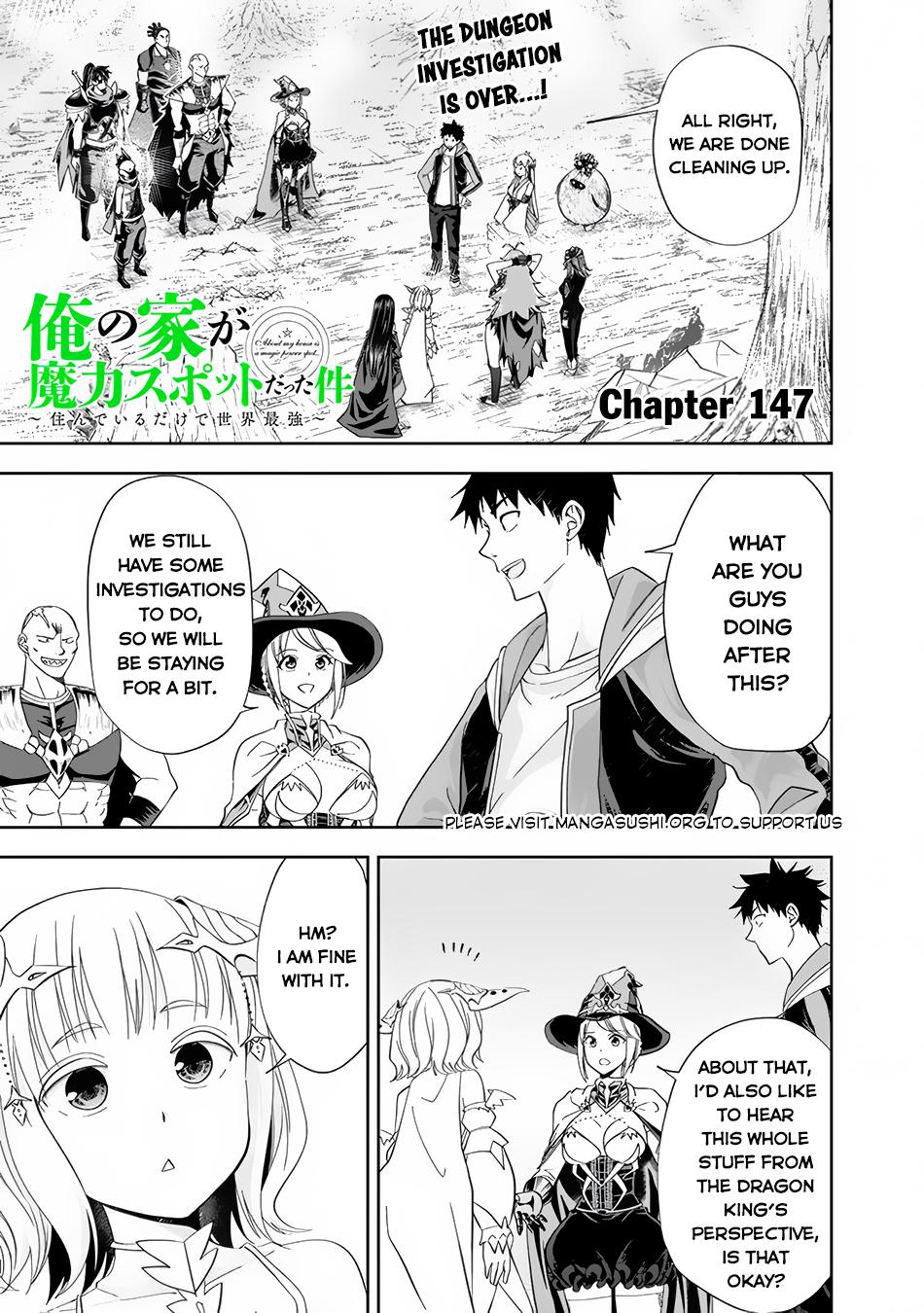 Ore no Ie ga Maryoku Spot Datta Ken: Sundeiru dake de Sekai Saikyou Chap 147 - Next Chap 148