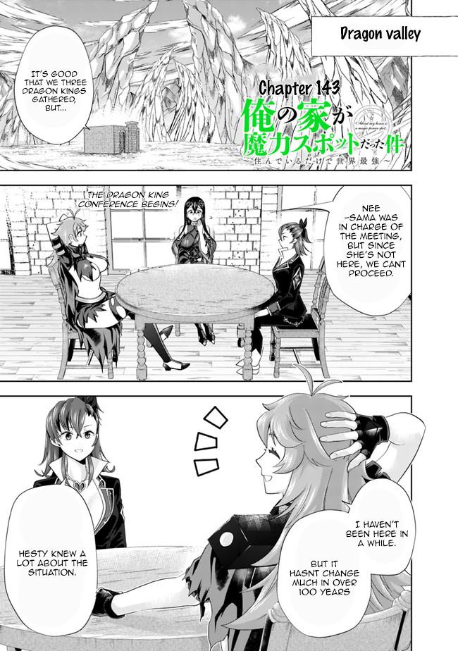 Ore no Ie ga Maryoku Spot Datta Ken: Sundeiru dake de Sekai Saikyou Chap 143 - Next Chap 144