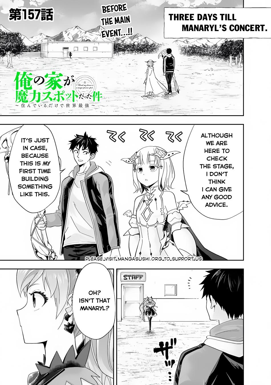 Ore no Ie ga Maryoku Spot Datta Ken: Sundeiru dake de Sekai Saikyou Chap 157 - Next Chap 158