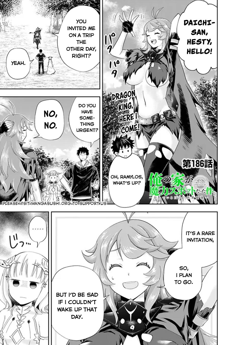 Ore no Ie ga Maryoku Spot Datta Ken: Sundeiru dake de Sekai Saikyou Chap 186 - Next Chap 187