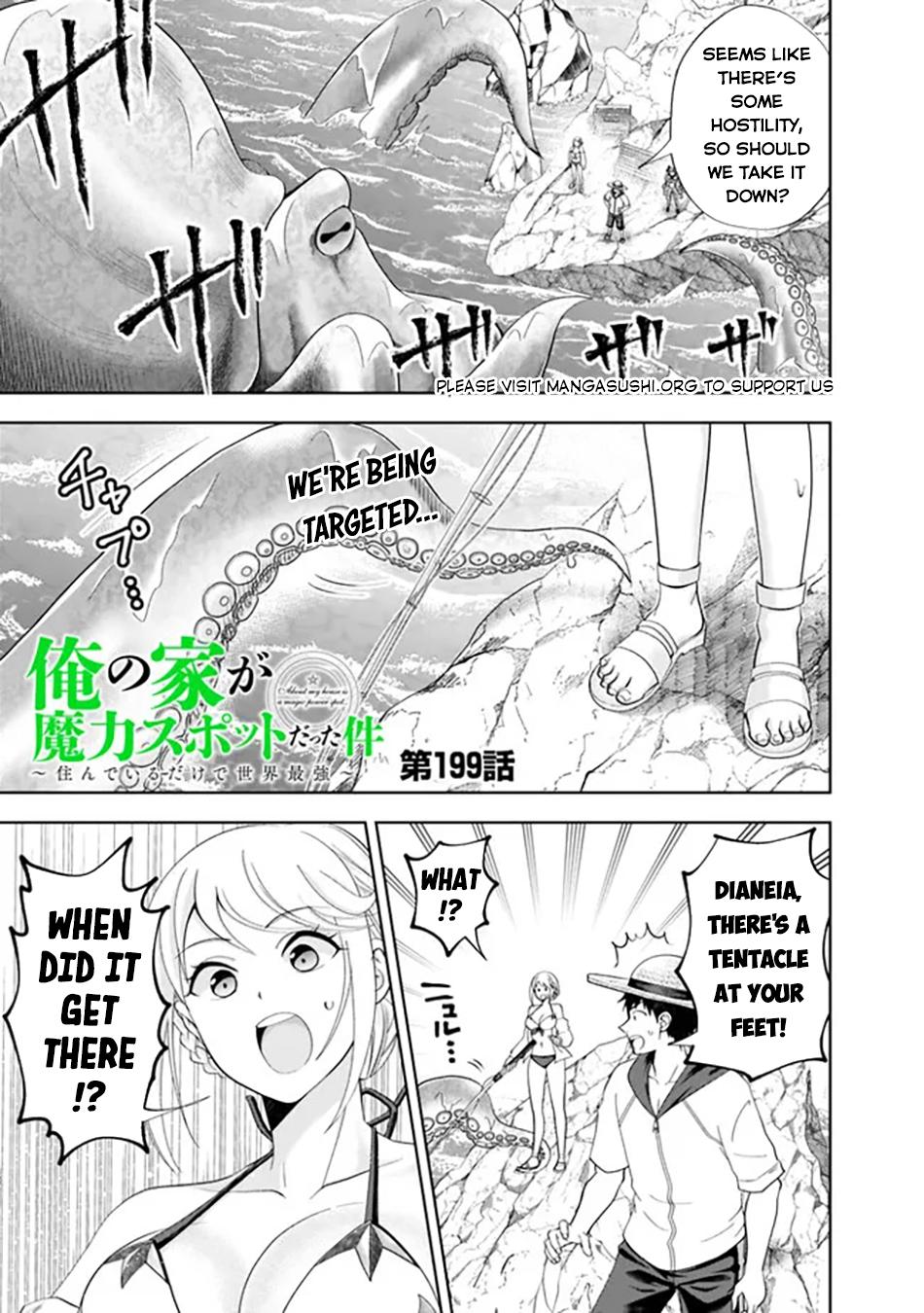 Ore no Ie ga Maryoku Spot Datta Ken: Sundeiru dake de Sekai Saikyou Chap 199 - Next Chap 200