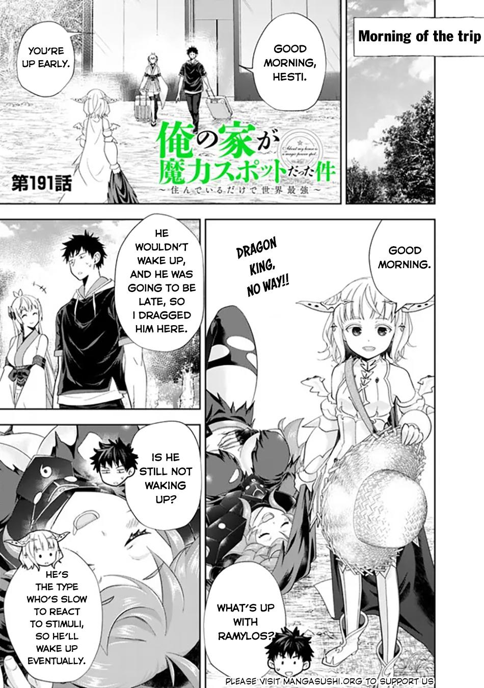 Ore no Ie ga Maryoku Spot Datta Ken: Sundeiru dake de Sekai Saikyou Chap 191 - Next Chap 192