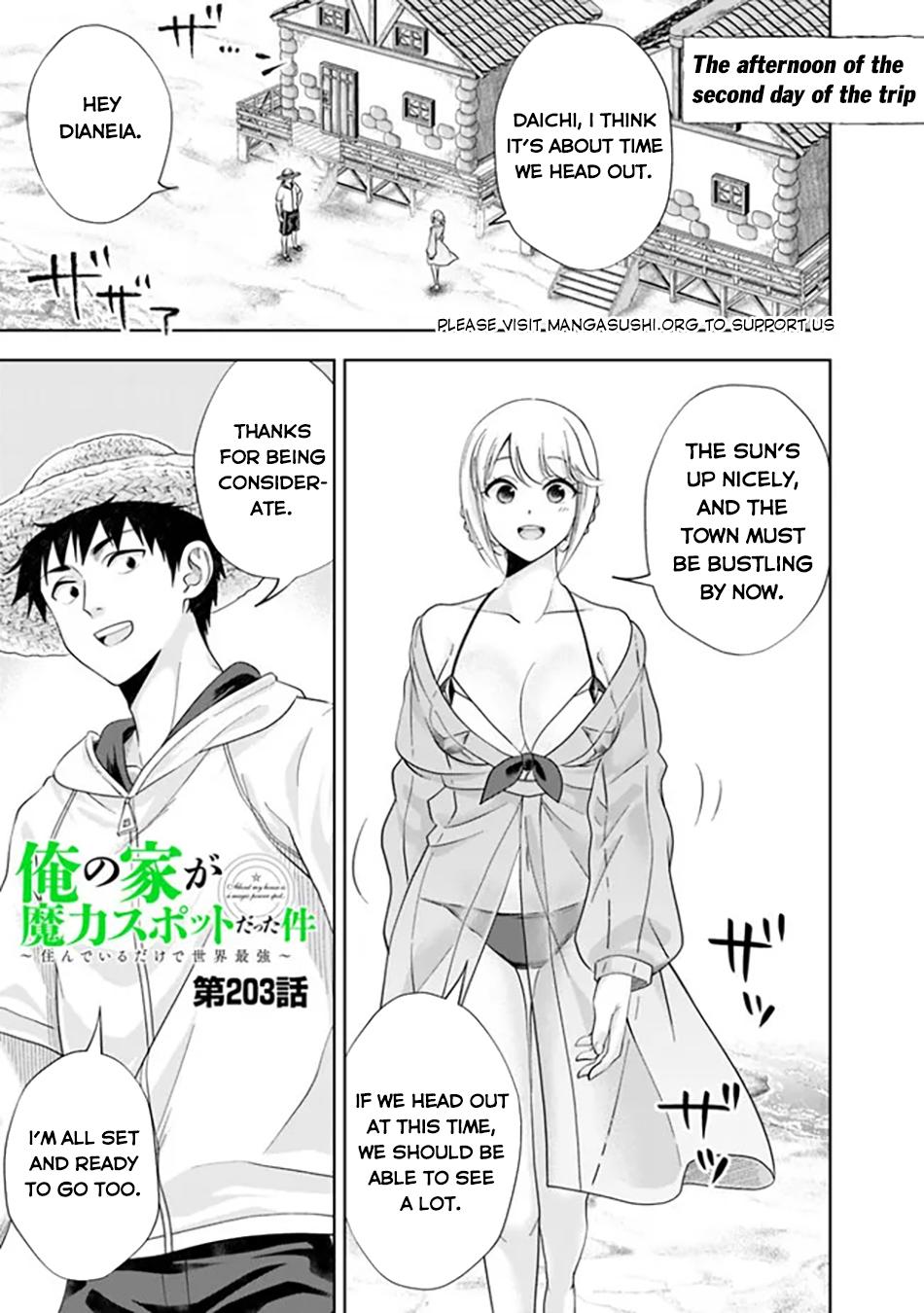 Ore no Ie ga Maryoku Spot Datta Ken: Sundeiru dake de Sekai Saikyou Chap 203 - Next Chap 204