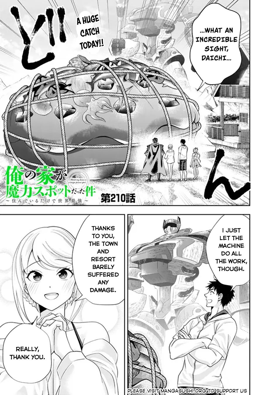 Ore no Ie ga Maryoku Spot Datta Ken: Sundeiru dake de Sekai Saikyou Chap 210 - Next Chap 211