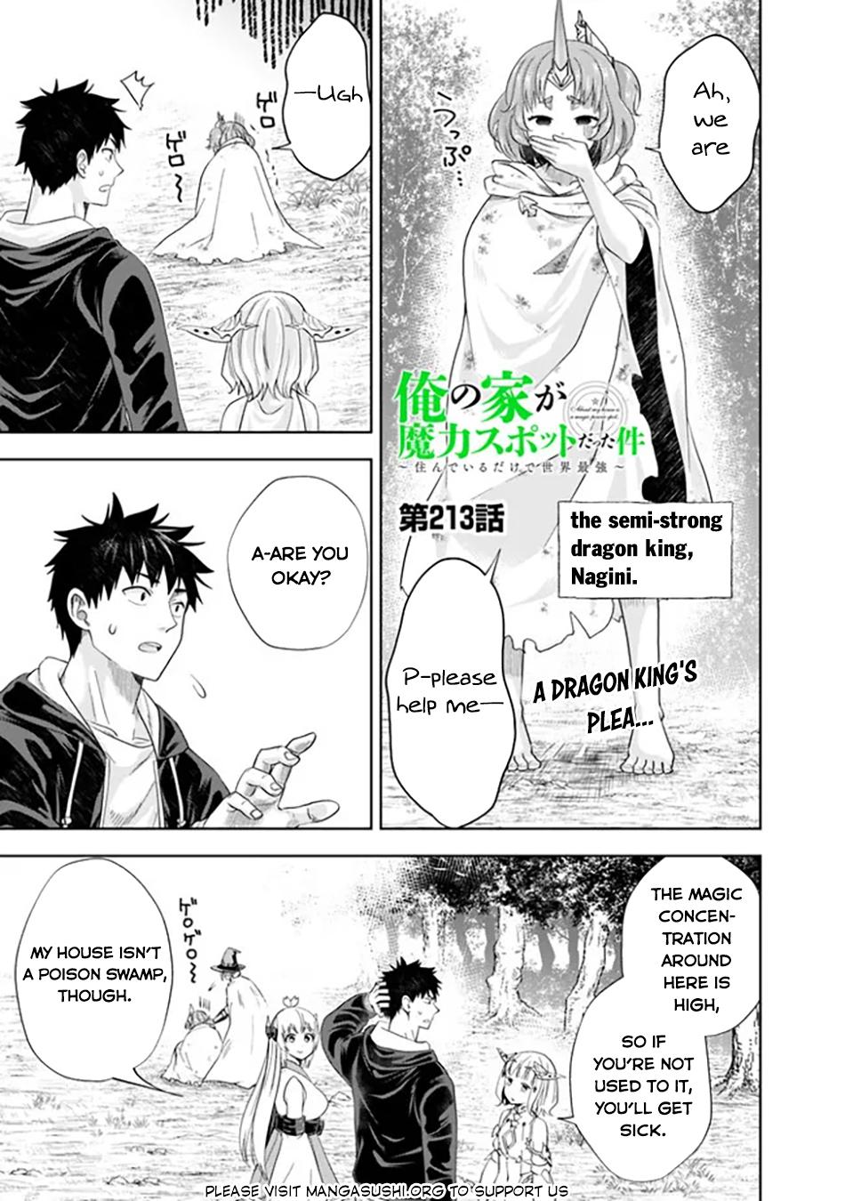 Ore no Ie ga Maryoku Spot Datta Ken: Sundeiru dake de Sekai Saikyou Chap 213 - Next Chap 214