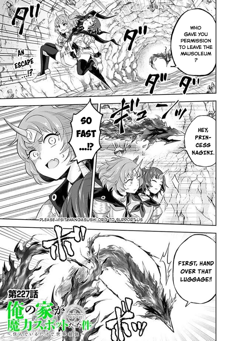 Ore no Ie ga Maryoku Spot Datta Ken: Sundeiru dake de Sekai Saikyou Chap 227 - Next Chap 228