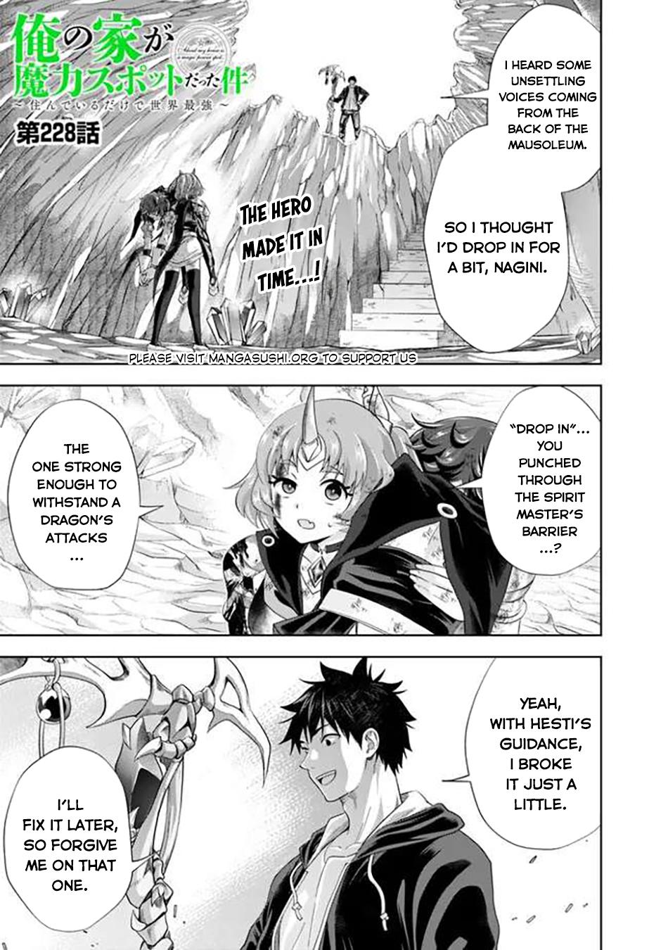 Ore no Ie ga Maryoku Spot Datta Ken: Sundeiru dake de Sekai Saikyou Chap 228 - Next Chap 229