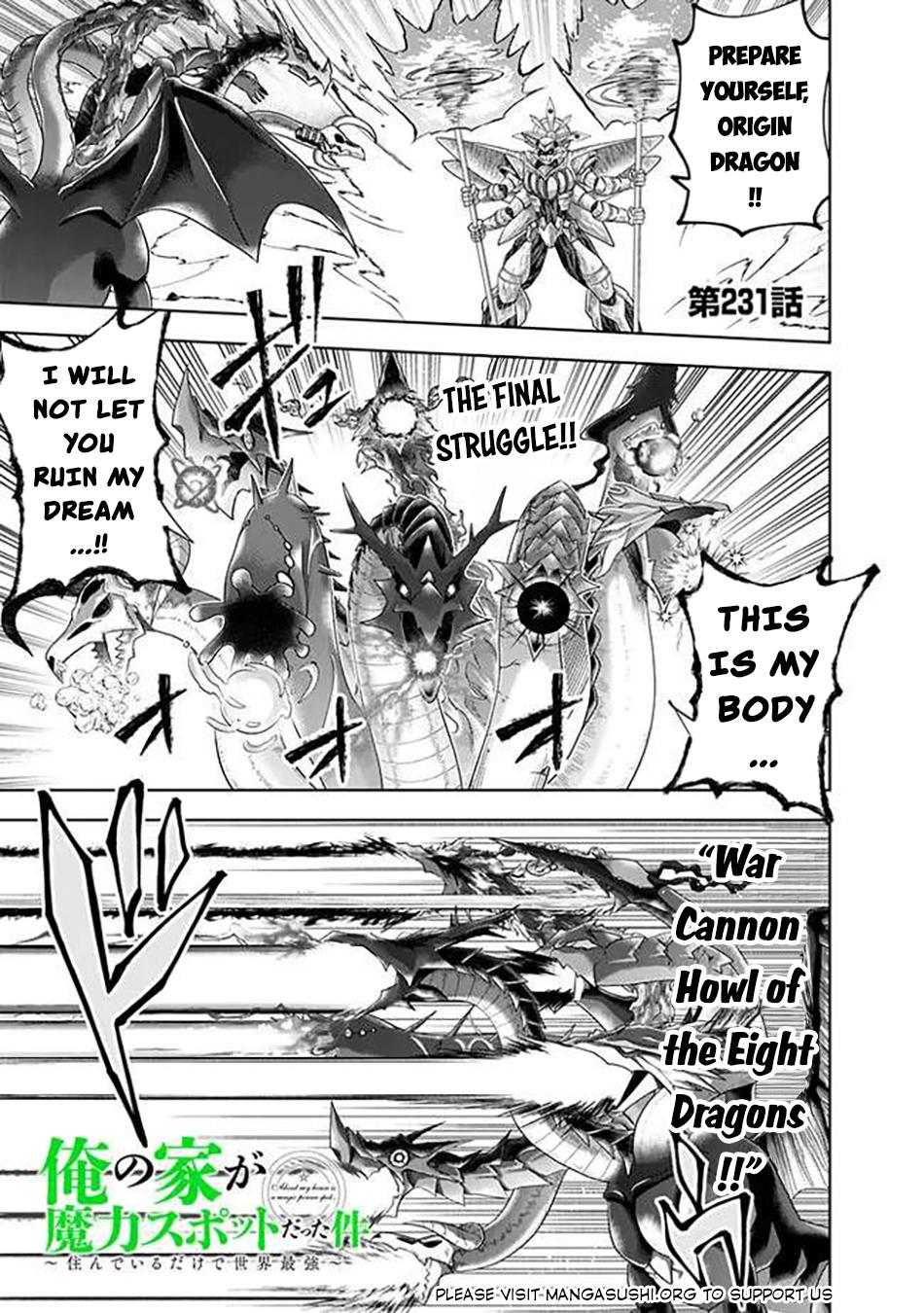 Ore no Ie ga Maryoku Spot Datta Ken: Sundeiru dake de Sekai Saikyou Chap 231 - Next Chap 232