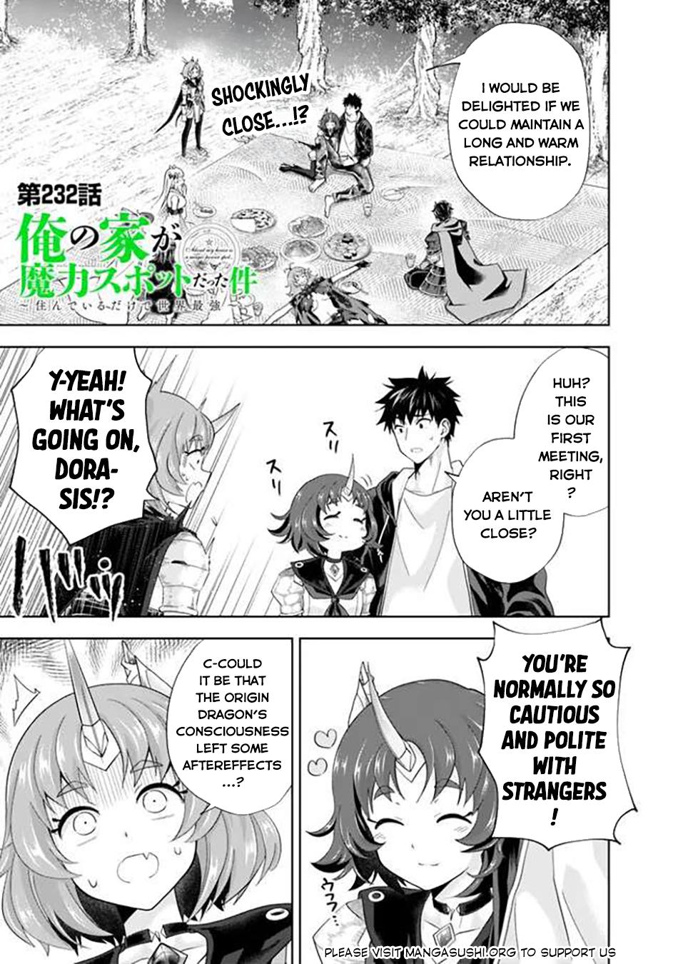 Ore no Ie ga Maryoku Spot Datta Ken: Sundeiru dake de Sekai Saikyou Chap 232 - Next Chap 233