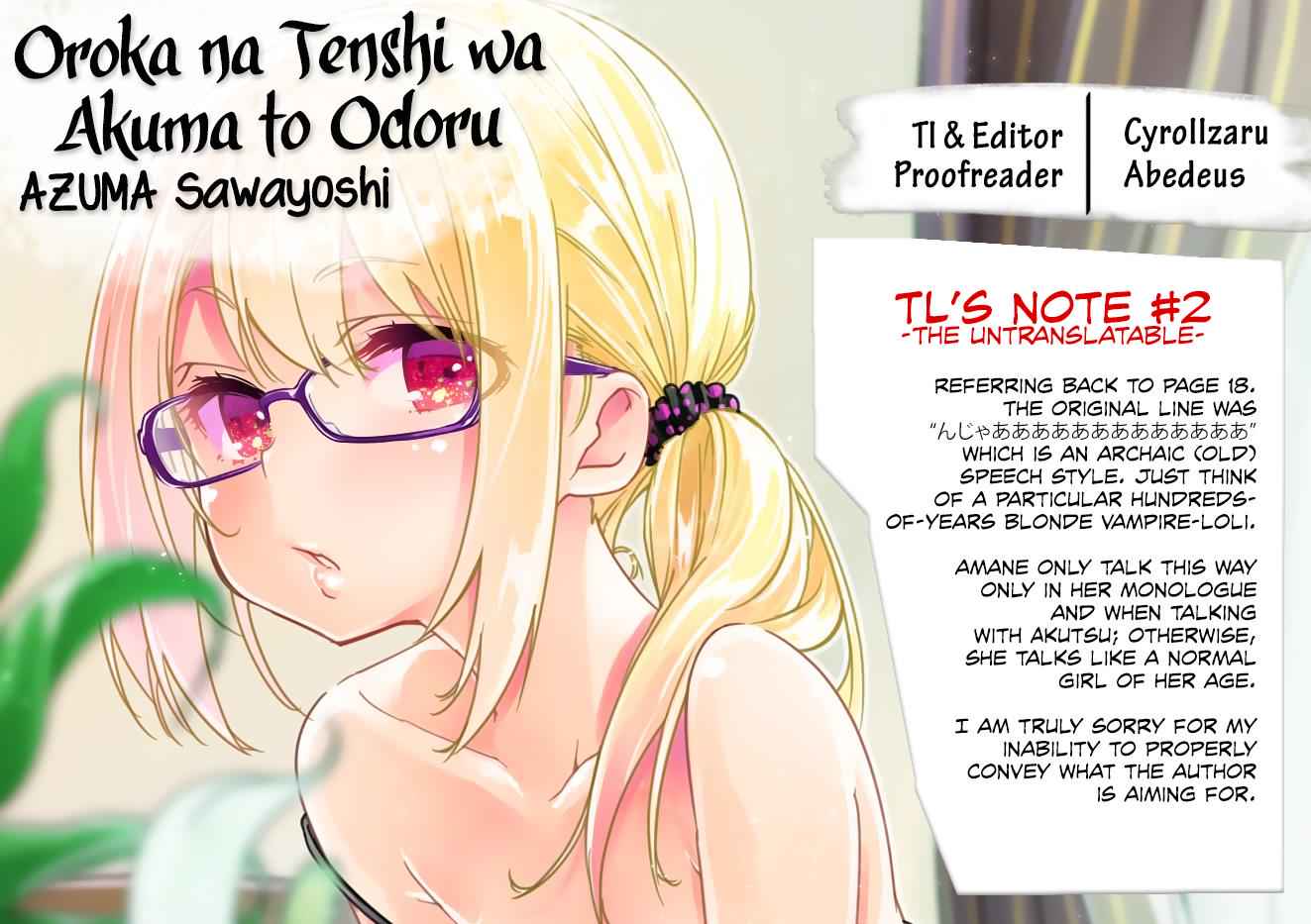 Oroka na Tenshi wa Akuma to Odoru Chap 8 - Next Chap 9