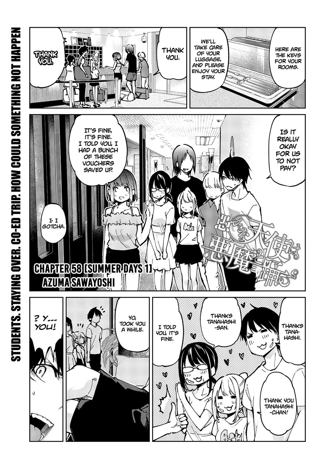 Oroka na Tenshi wa Akuma to Odoru Chap 58 - Next Chap 59