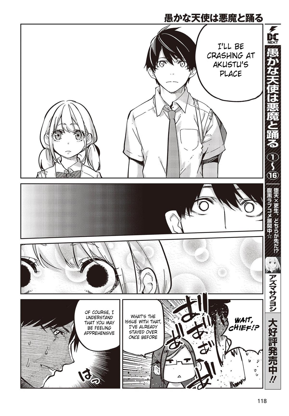 Oroka na Tenshi wa Akuma to Odoru Chap 82 - Next Chap 83