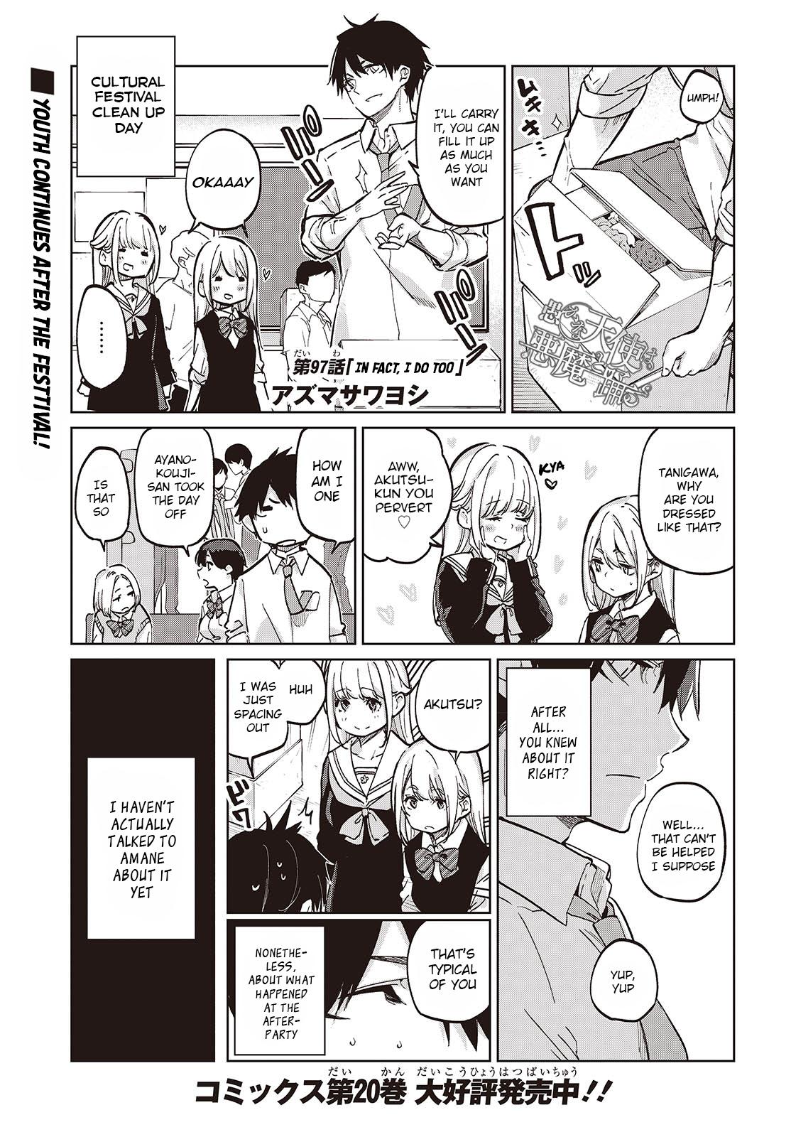 Oroka na Tenshi wa Akuma to Odoru Chap 97 - Next Chap 98