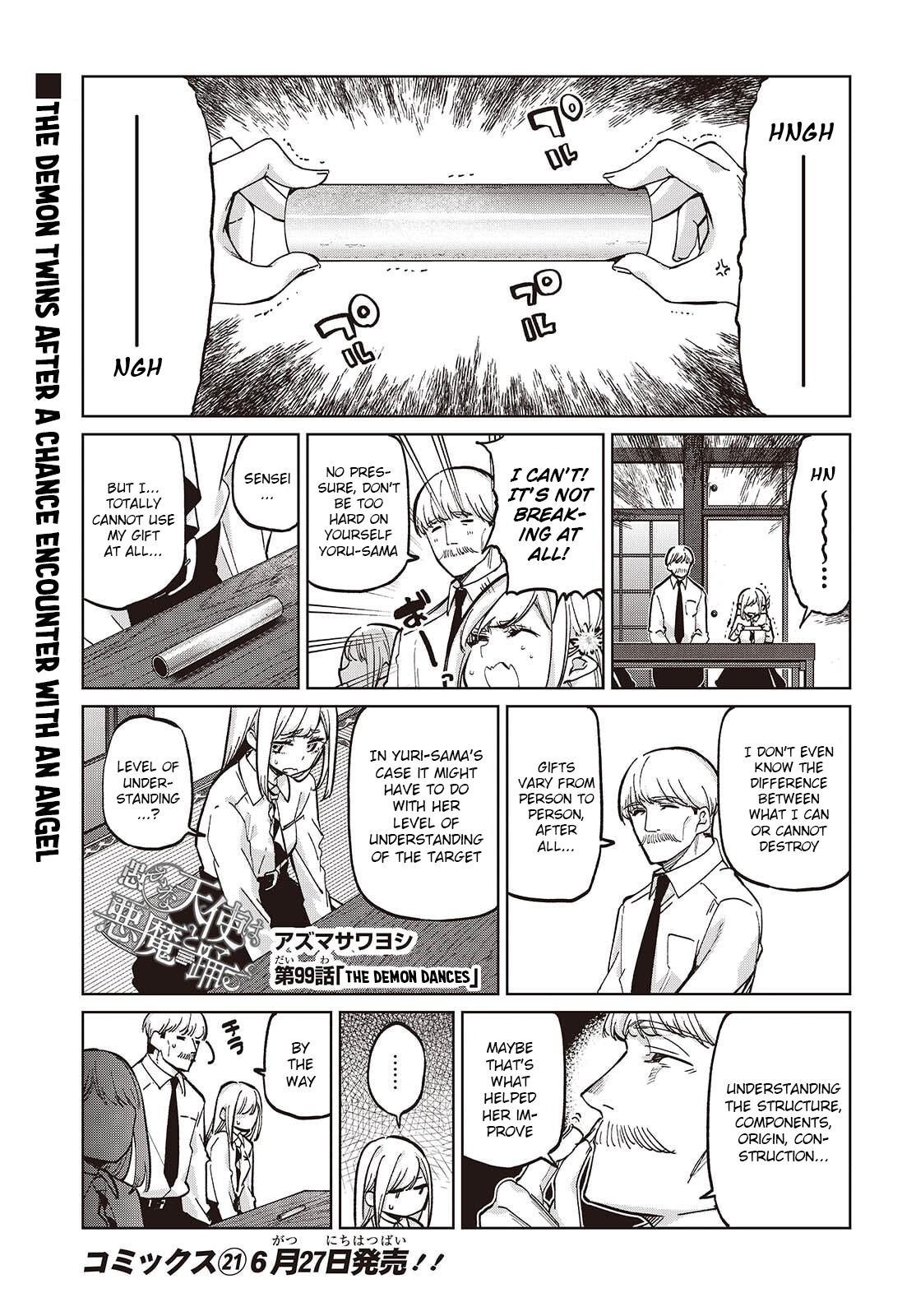 Oroka na Tenshi wa Akuma to Odoru Chap 99 - Next Chap 100