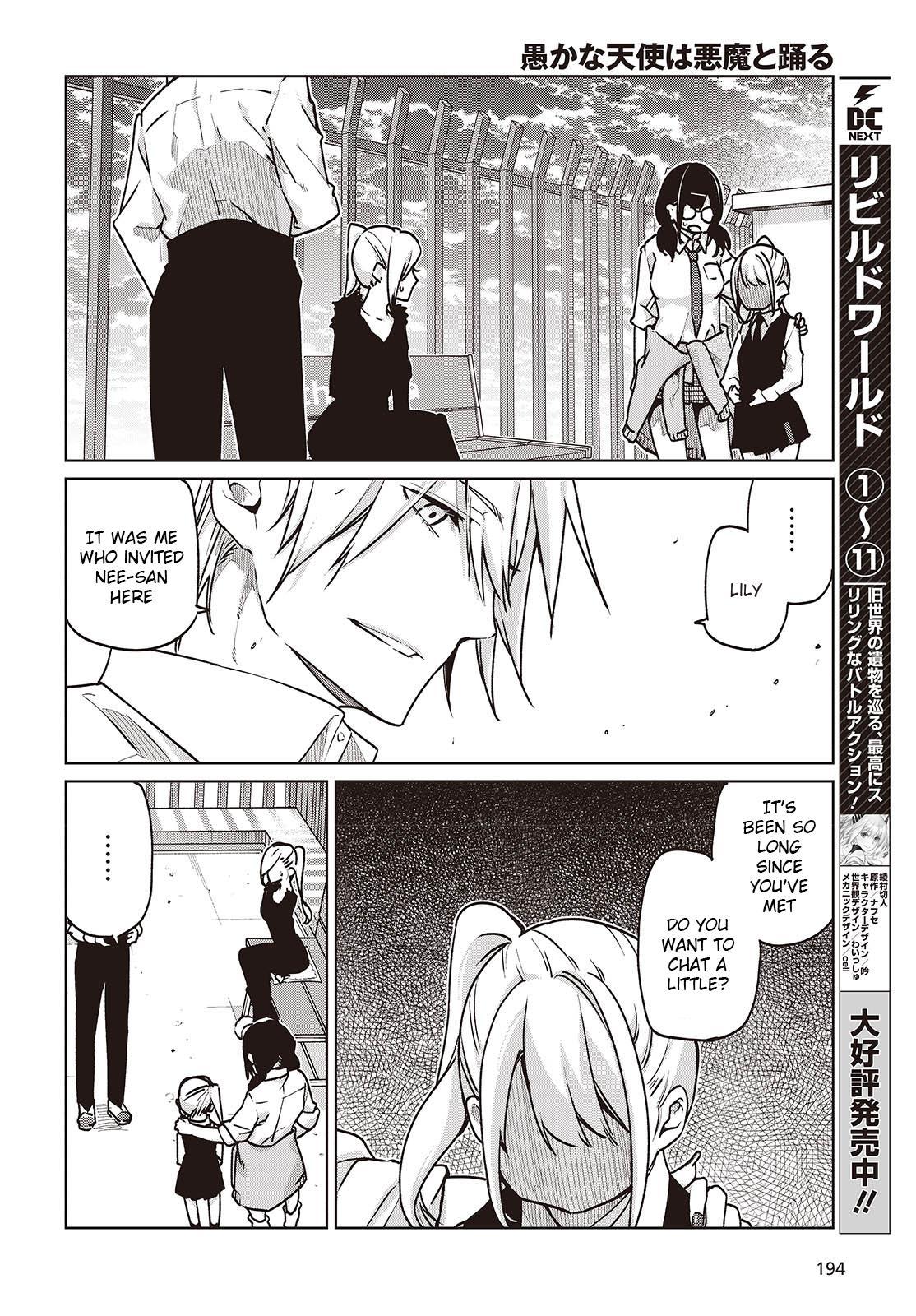 Oroka na Tenshi wa Akuma to Odoru Chap 90 - Next Chap 91