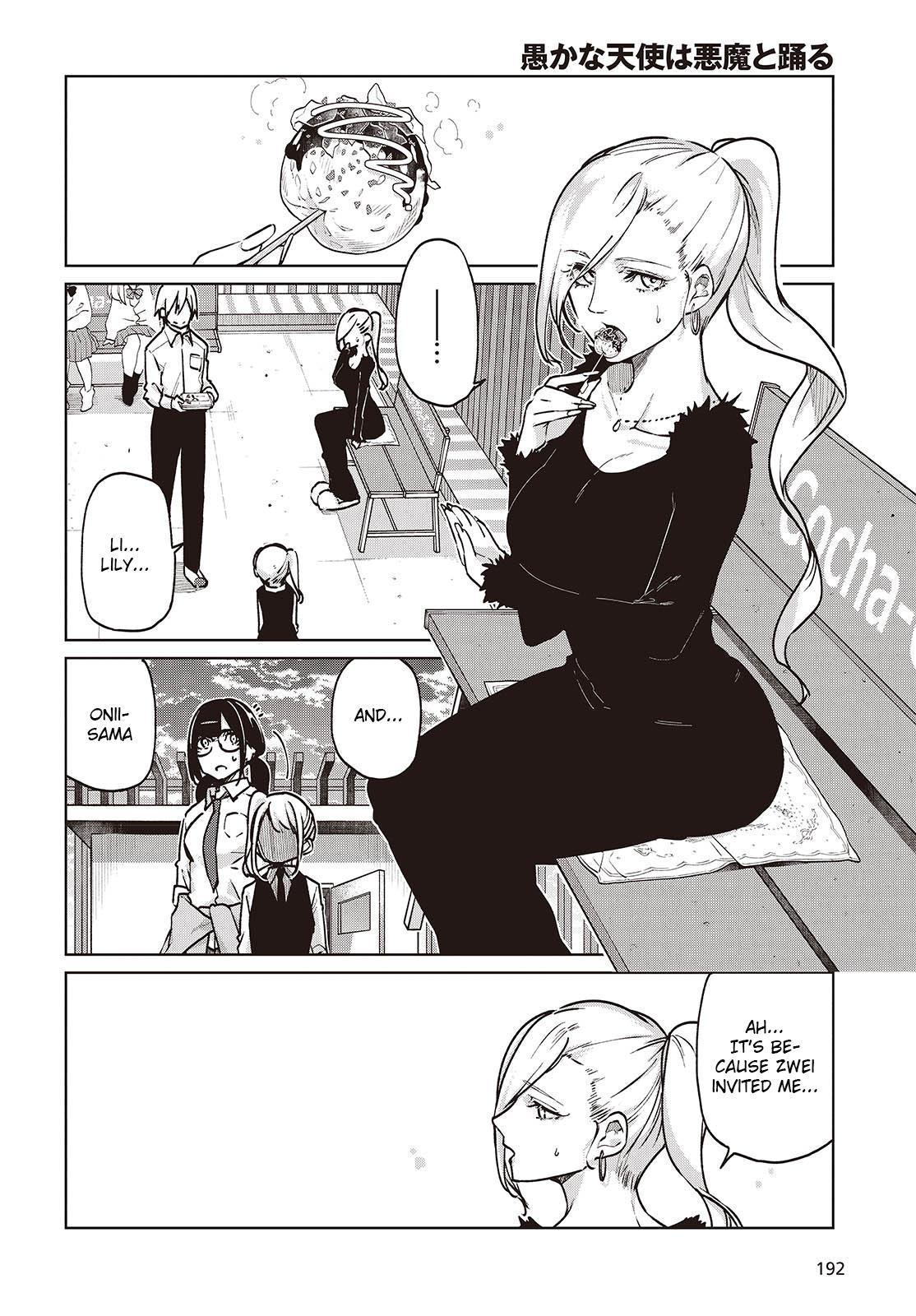 Oroka na Tenshi wa Akuma to Odoru Chap 90 - Next Chap 91