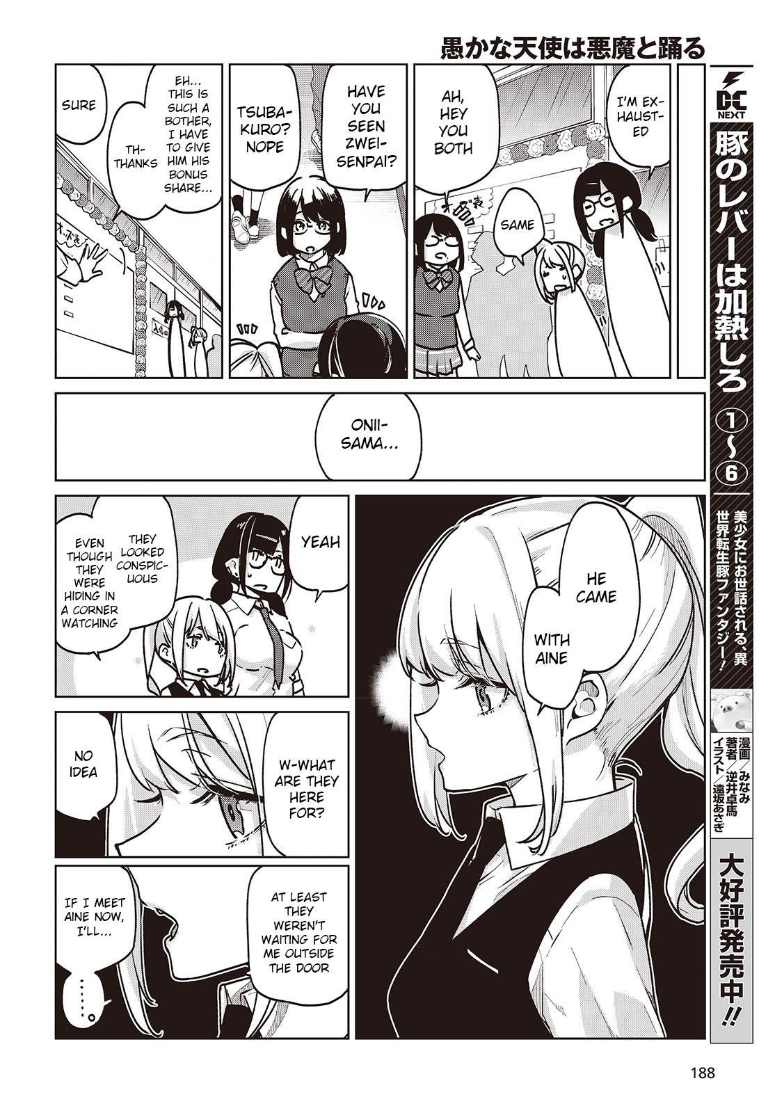 Oroka na Tenshi wa Akuma to Odoru Chap 90 - Next Chap 91