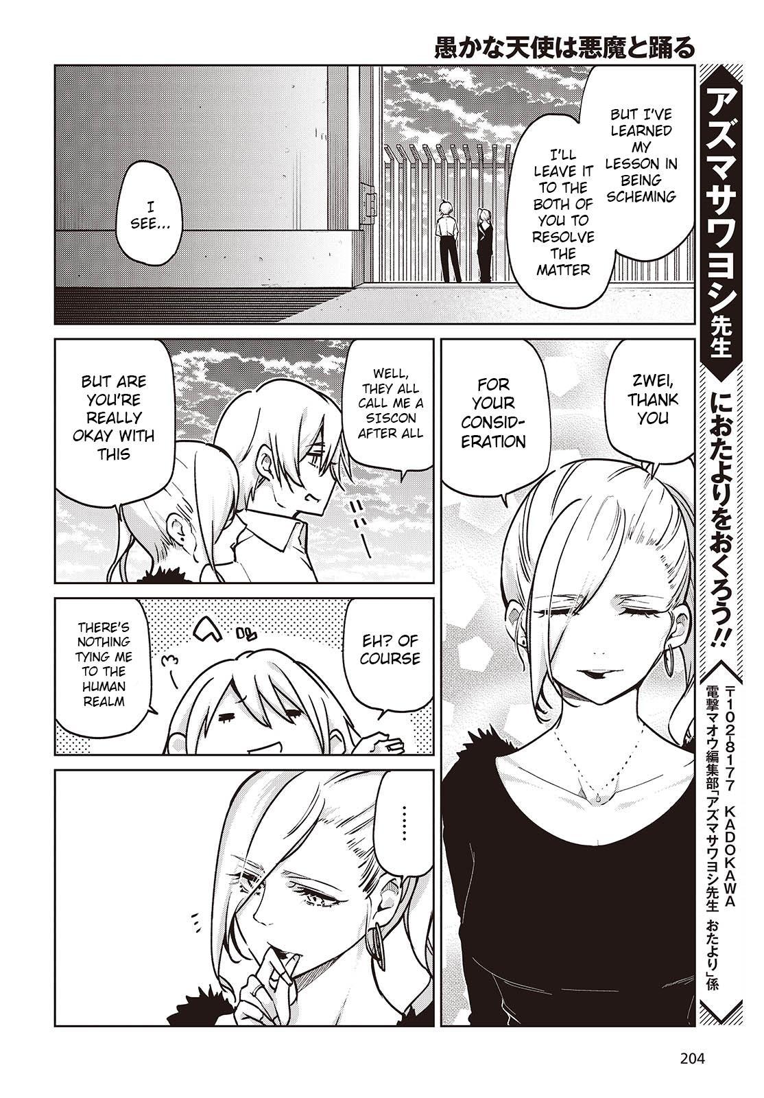 Oroka na Tenshi wa Akuma to Odoru Chap 90 - Next Chap 91