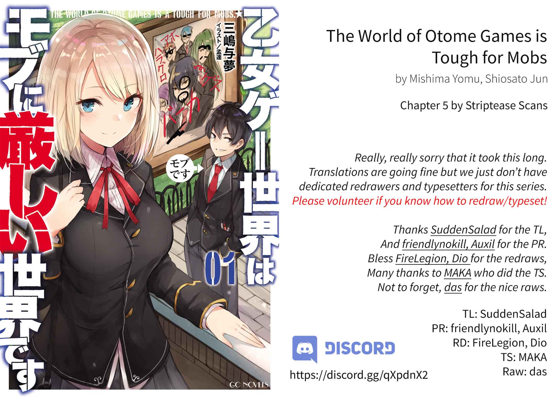 Otomege Sekai wa Mob ni Kibishii Sekai Desu Chap 5 - Next Chap 6
