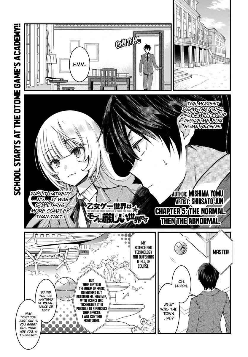 Otomege Sekai wa Mob ni Kibishii Sekai Desu Chap 5 - Next Chap 6