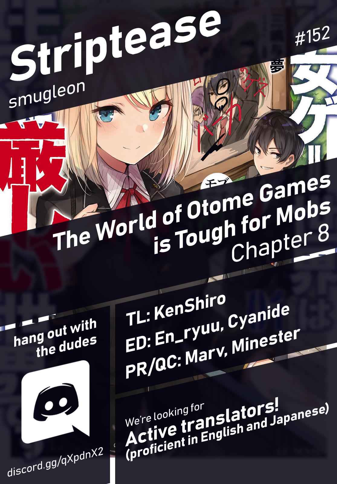 Otomege Sekai wa Mob ni Kibishii Sekai Desu Chap 8 - Next Chap 9