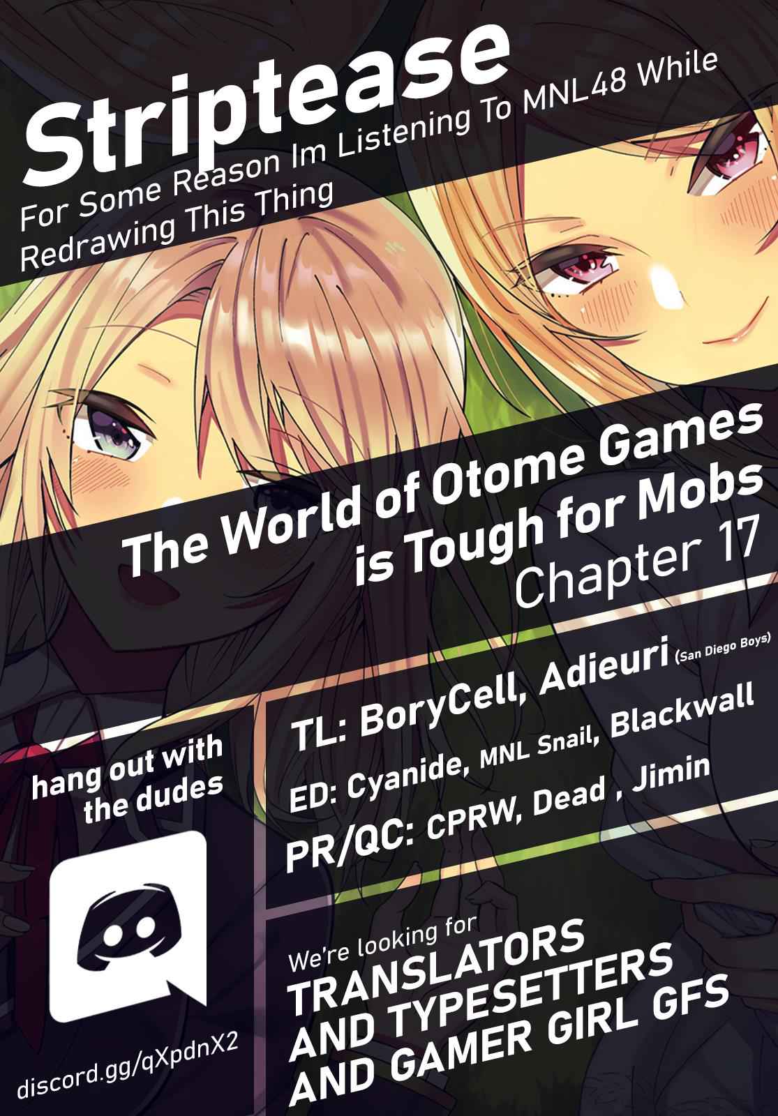 Otomege Sekai wa Mob ni Kibishii Sekai Desu Chap 17 - Next Chap 18