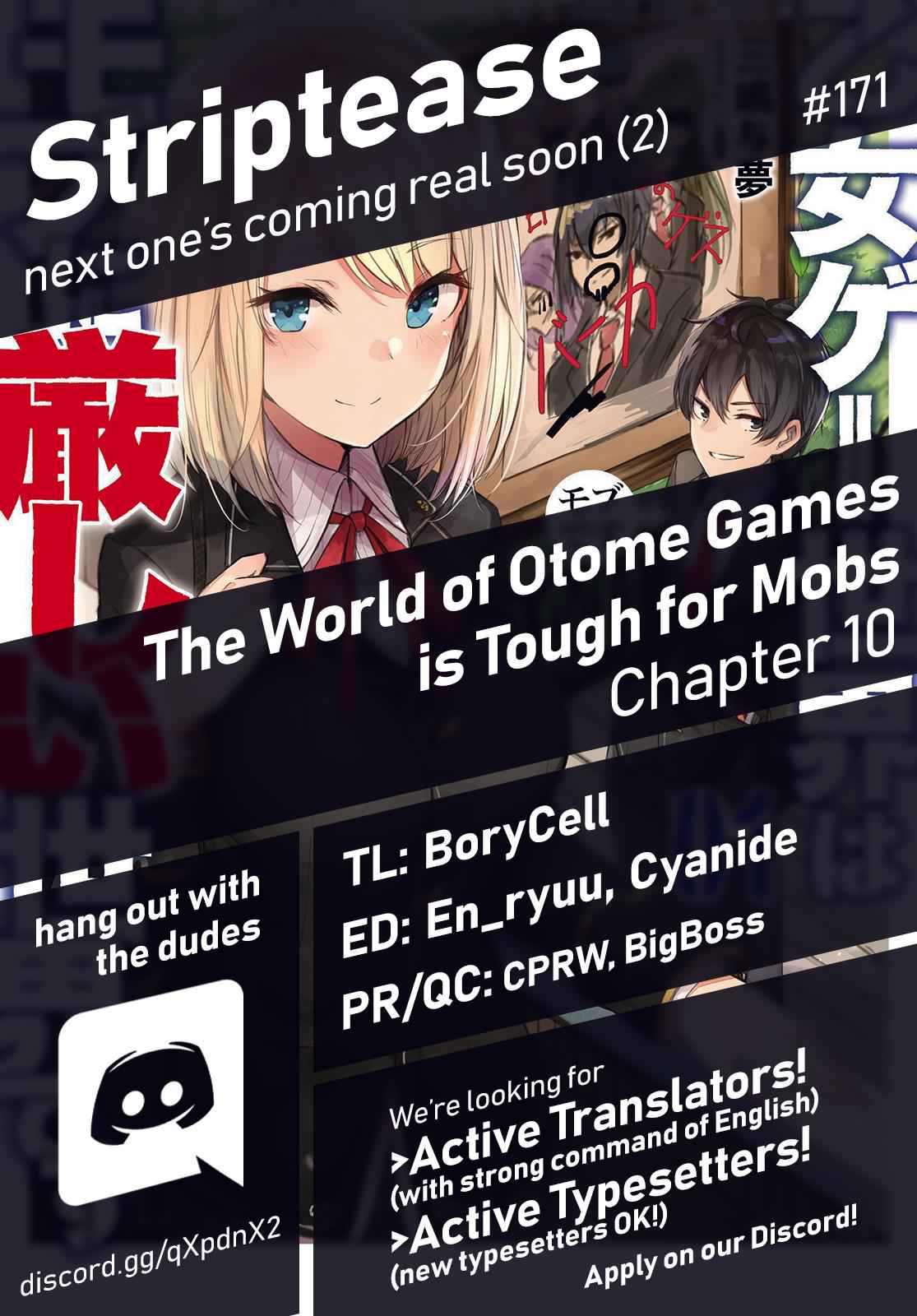 Otomege Sekai wa Mob ni Kibishii Sekai Desu Chap 10 - Next Chap 11