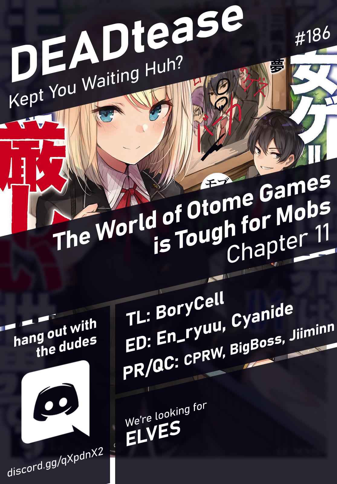 Otomege Sekai wa Mob ni Kibishii Sekai Desu Chap 11 - Next Chap 12