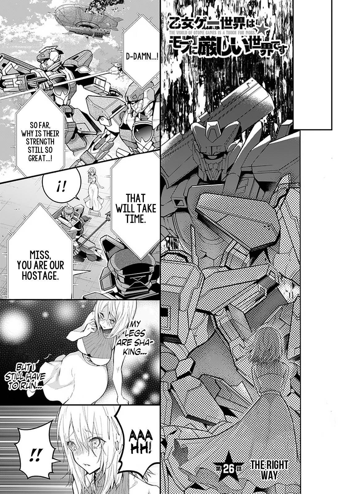Otomege Sekai wa Mob ni Kibishii Sekai Desu Chap 26 - Next Chap 27