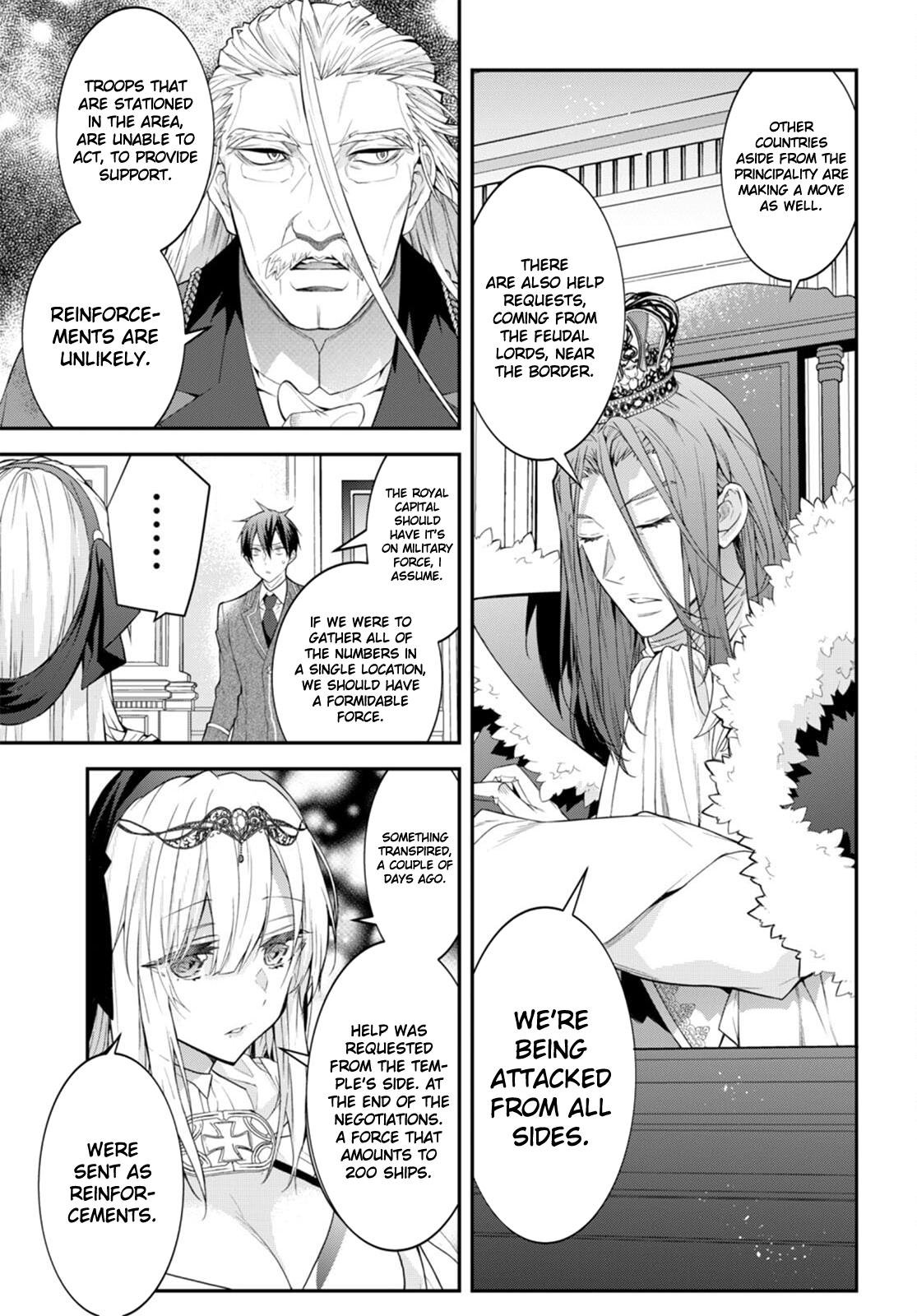 Otomege Sekai wa Mob ni Kibishii Sekai Desu Chap 49 - Next Chap 50