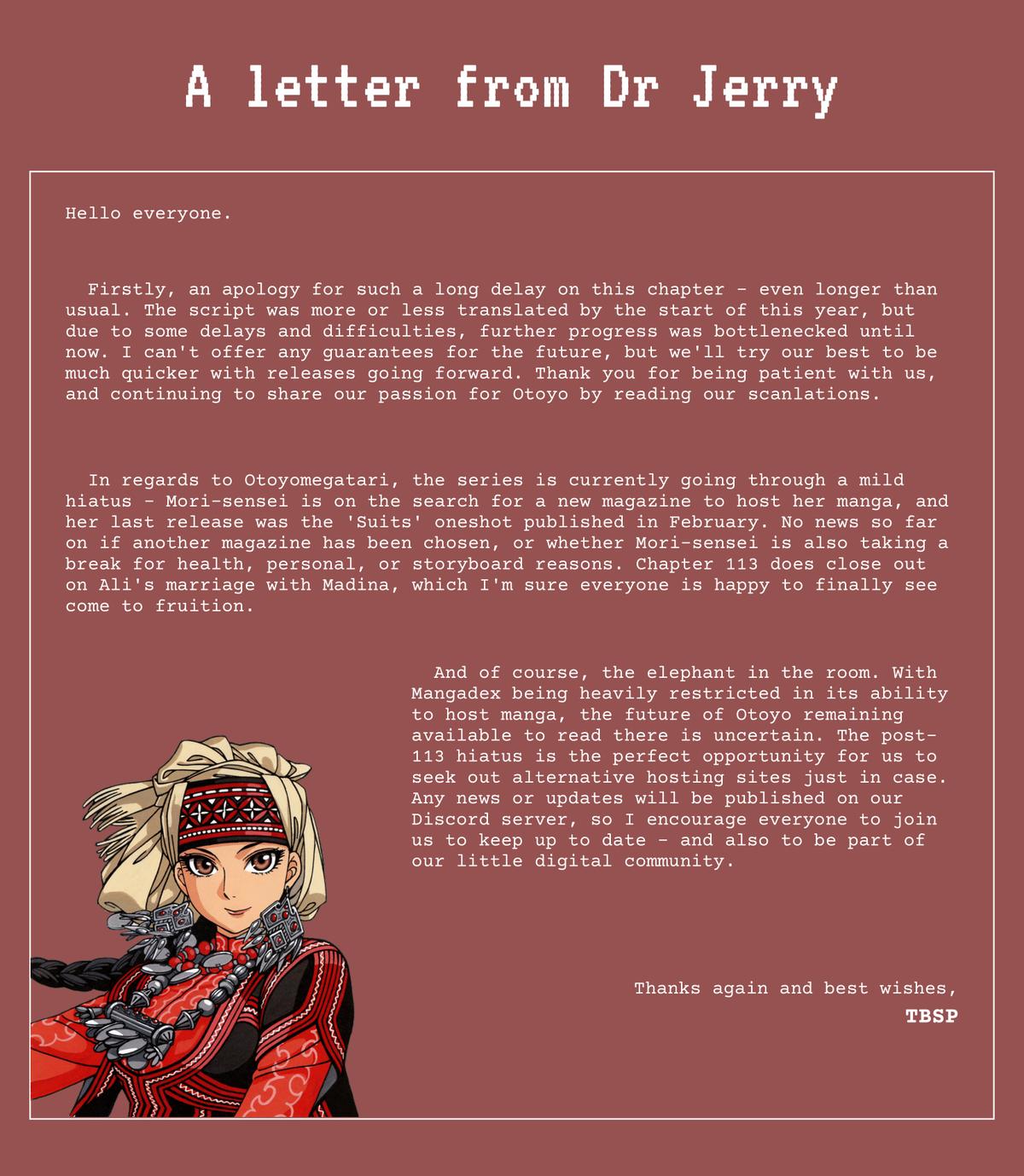 Otoyomegatari Chap 113 - Next Chap 114