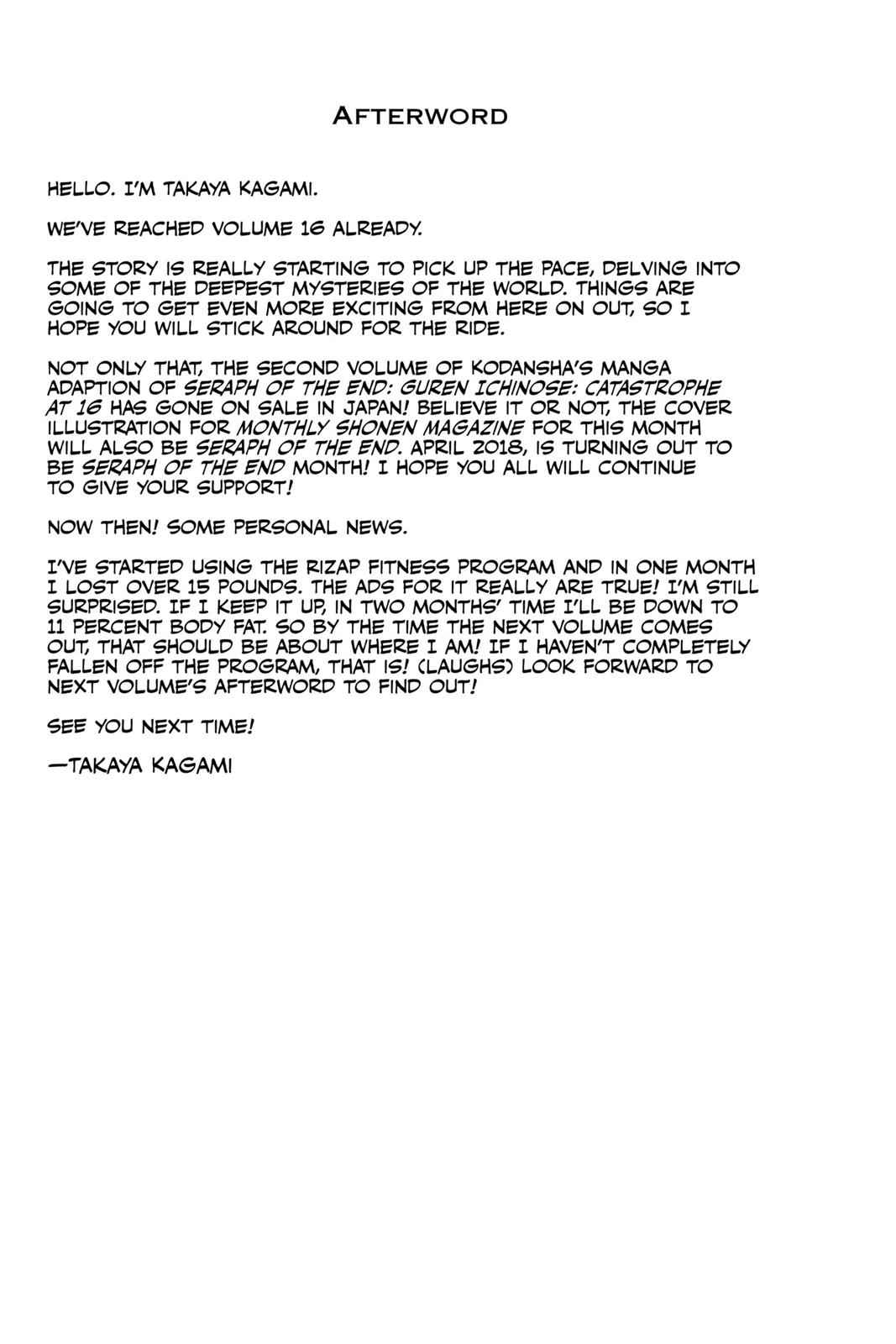 Owari no Seraph Chap 63.5 - Next Chap 64.5