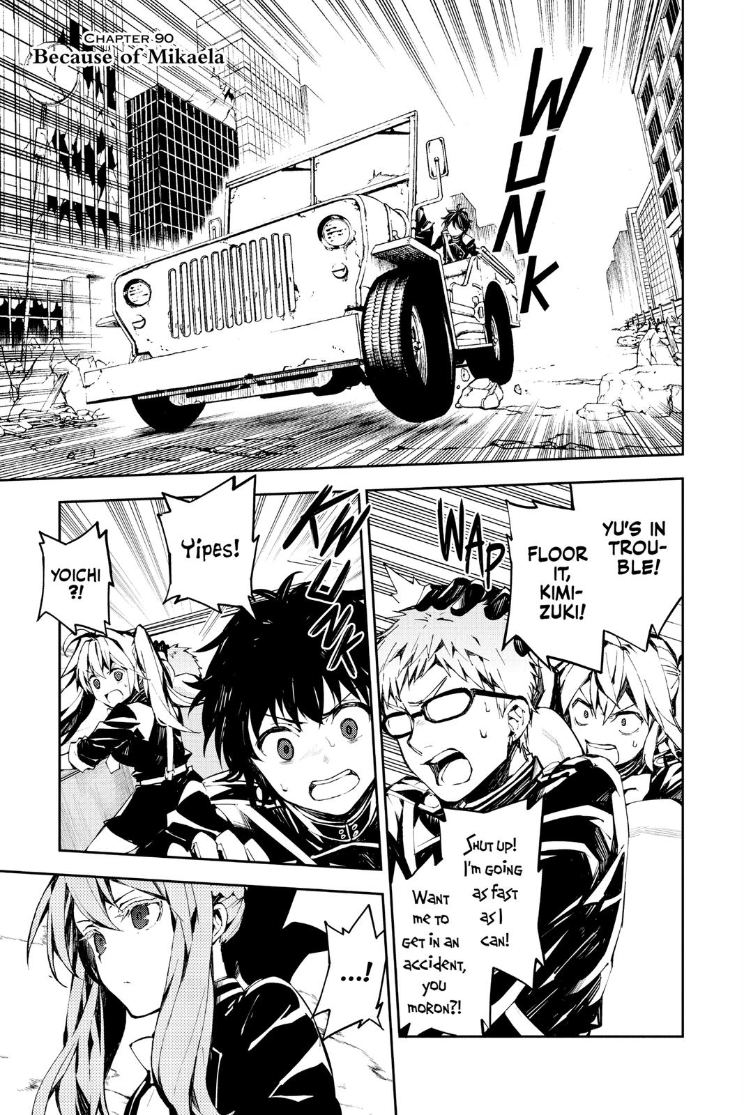 Owari no Seraph Chap 90 - Next Chap 91