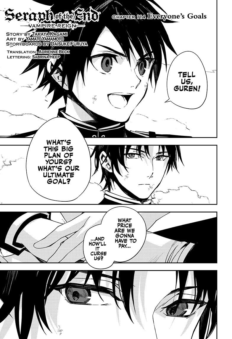 Owari no Seraph Chap 114 - Next Chap 115