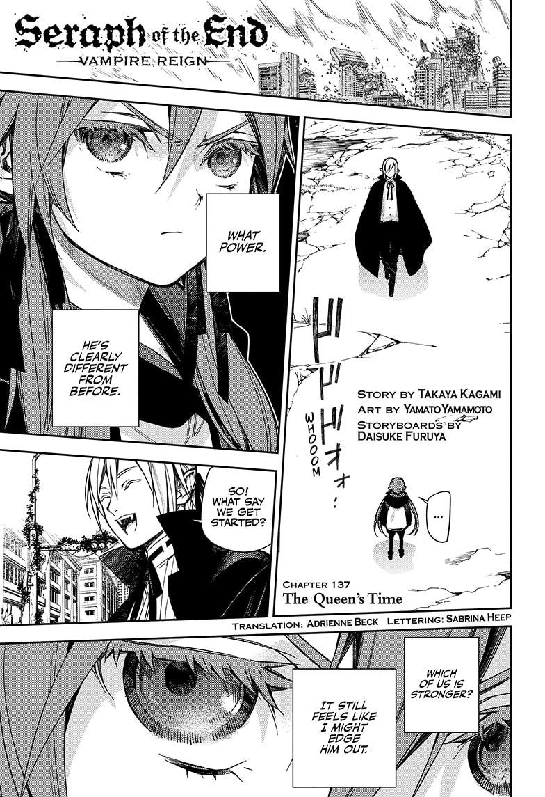 Seraph of the End: Vampire Reign Chap 137 - Next Chap 138