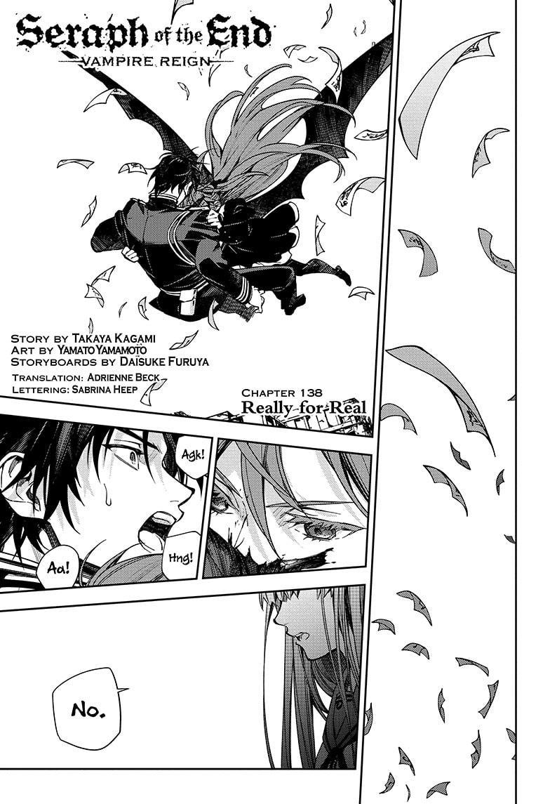 Seraph of the End: Vampire Reign Chap 138 - Next Chap 139
