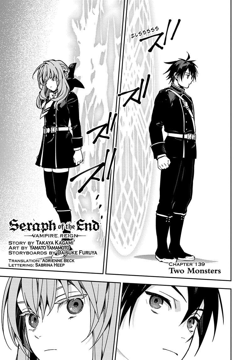 Seraph of the End: Vampire Reign Chap 139 - Next Chap 140