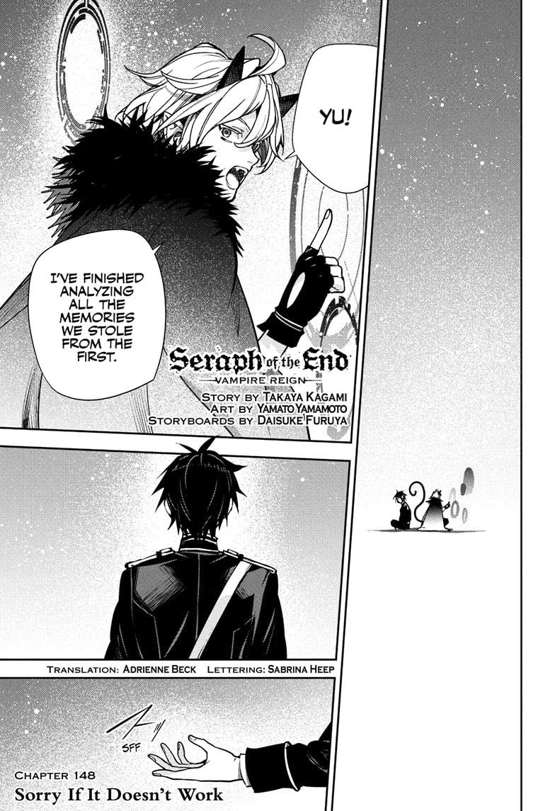 Seraph of the End: Vampire Reign Chap 148 - Next Chap 149