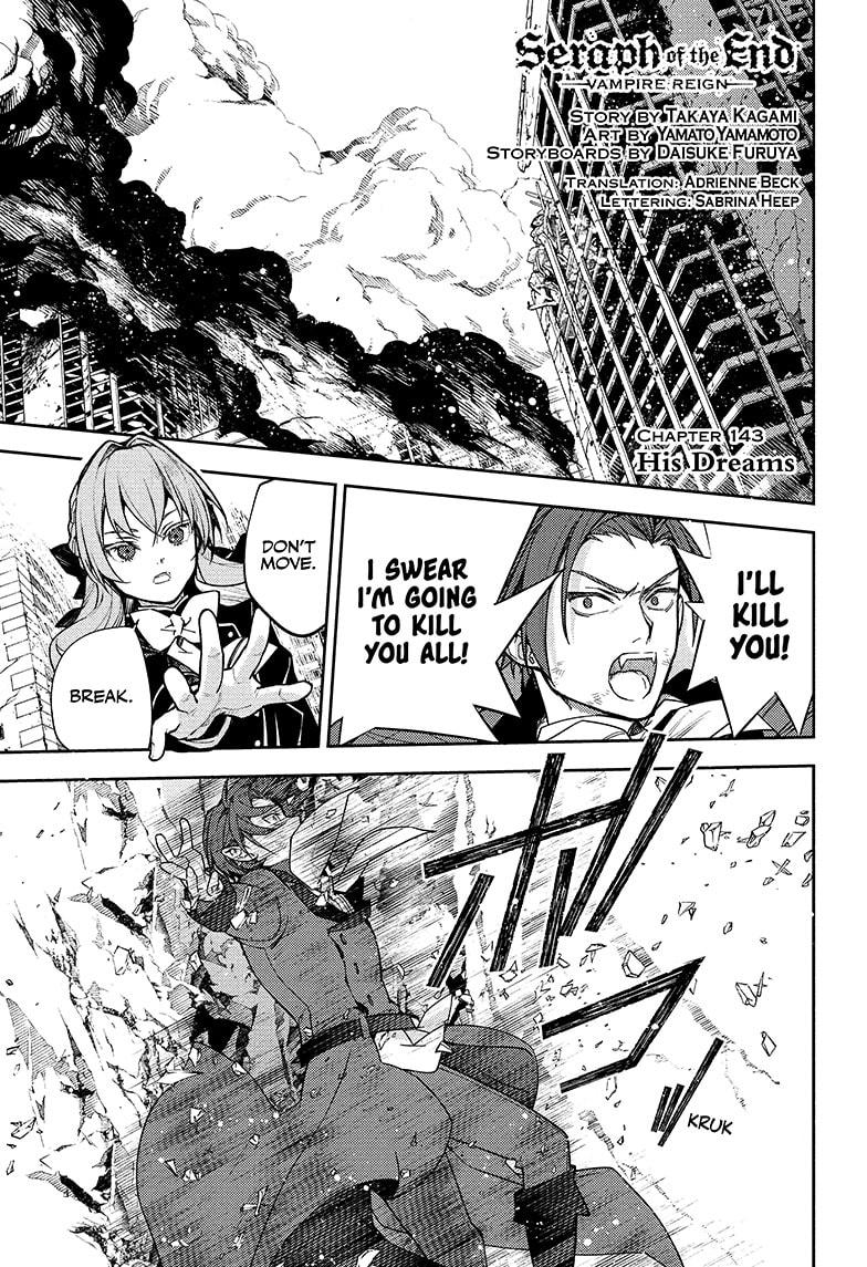 Seraph of the End: Vampire Reign Chap 143 - Next Chap 144