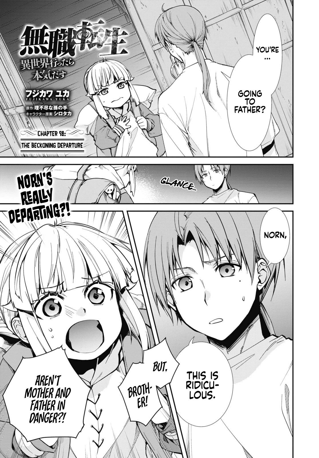 Mushoku Tensei - Jobless Reincarnation Chap 98 - Next Chap 99