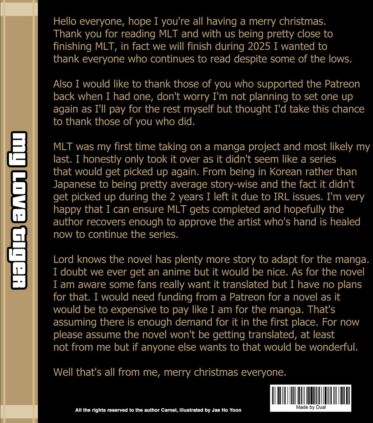 My Love Tiger Chap 318 - Next Chap 319