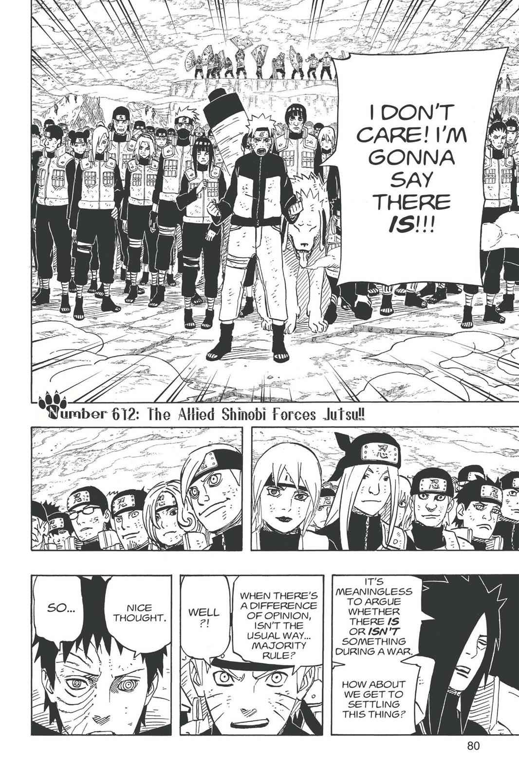 Naruto Chap 612 - Next Chap 613