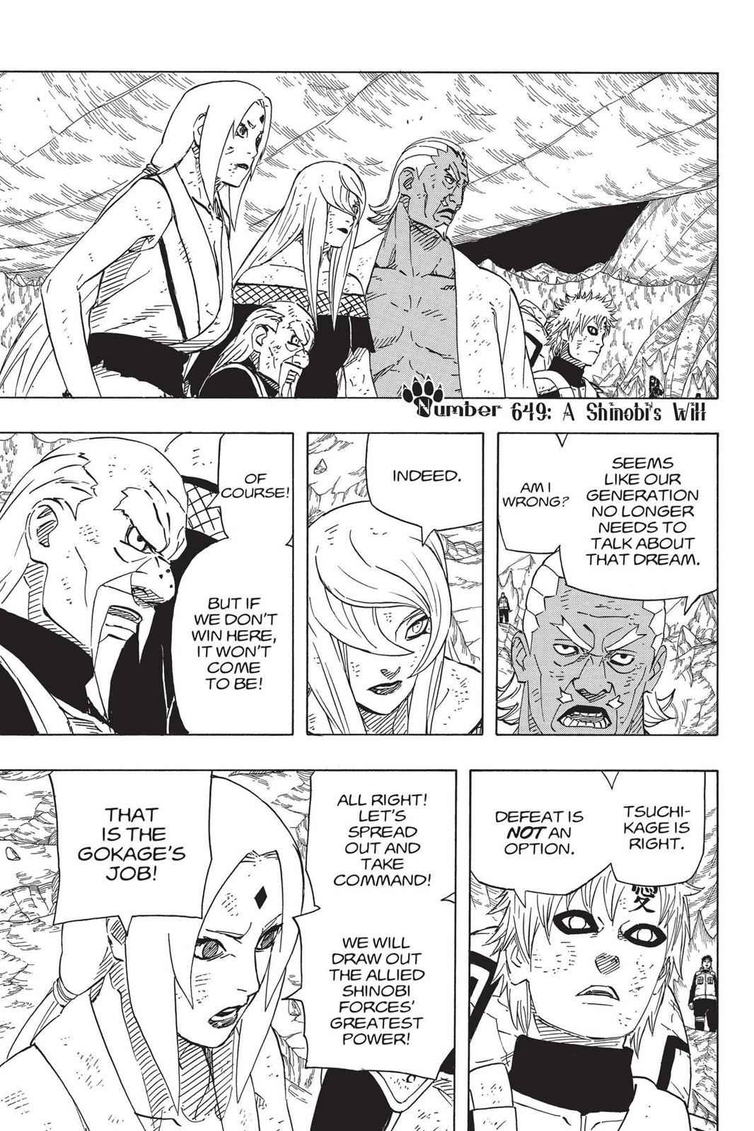 Naruto Chap 649 - Next Chap 650