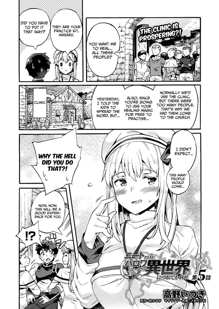NEET dakedo Hello Work ni Ittara Isekai ni Tsuretekareta Chap 5 - Next Chap 6