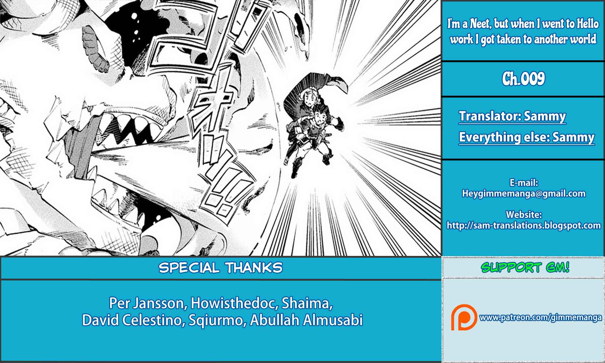 NEET dakedo Hello Work ni Ittara Isekai ni Tsuretekareta Chap 9 - Next Chap 10